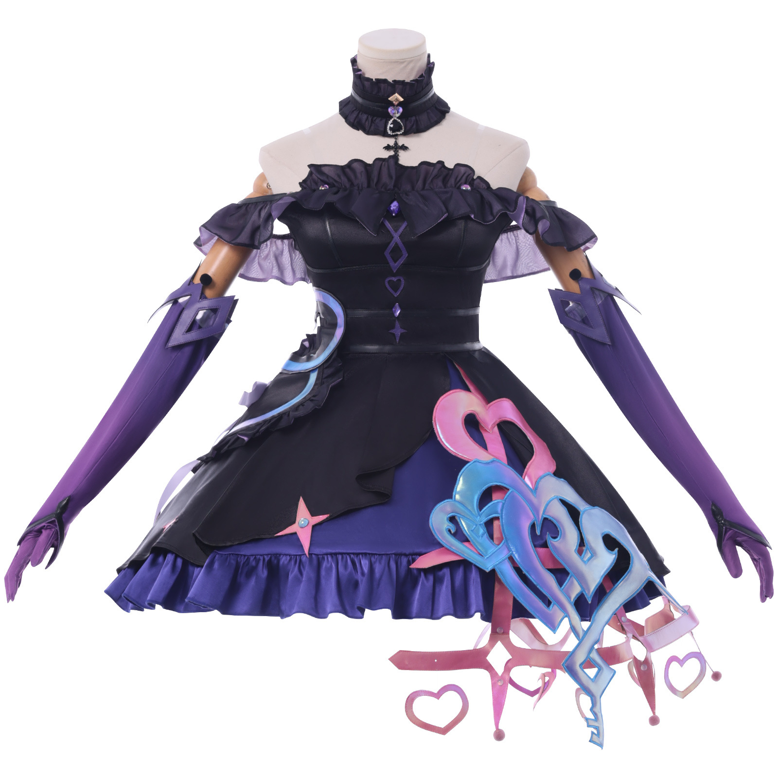 Anime Cosplay Link - Costume Cosplay Completo Sanrio Kuromi Linked