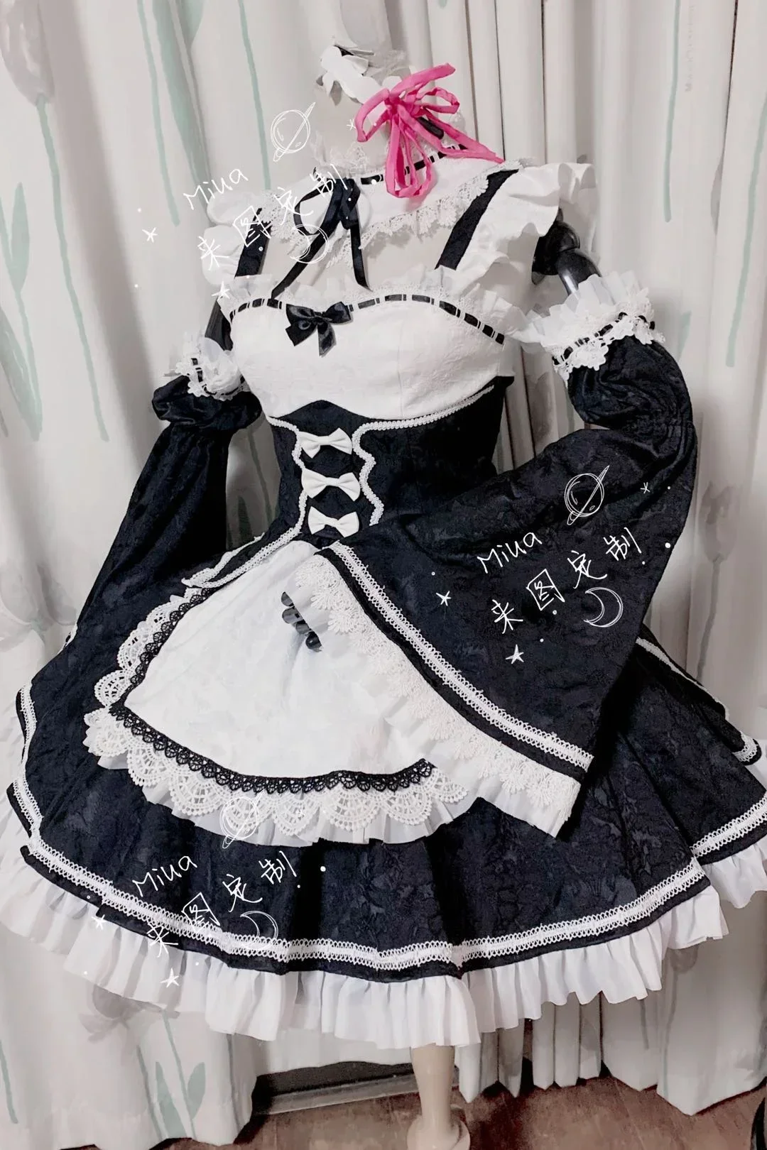 Re Zero Rem Wig - Nuovo Costume Cosplay Anime Maid Rem