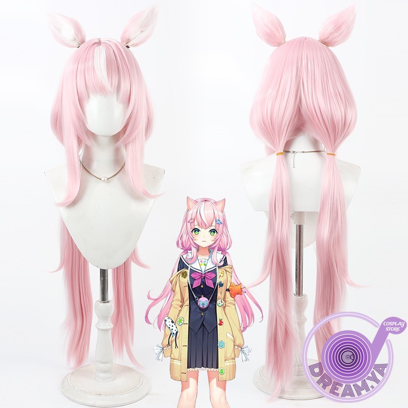 Anime Yang Cosplay - Parrucca cosplay Yang Nari Vtuber rosa