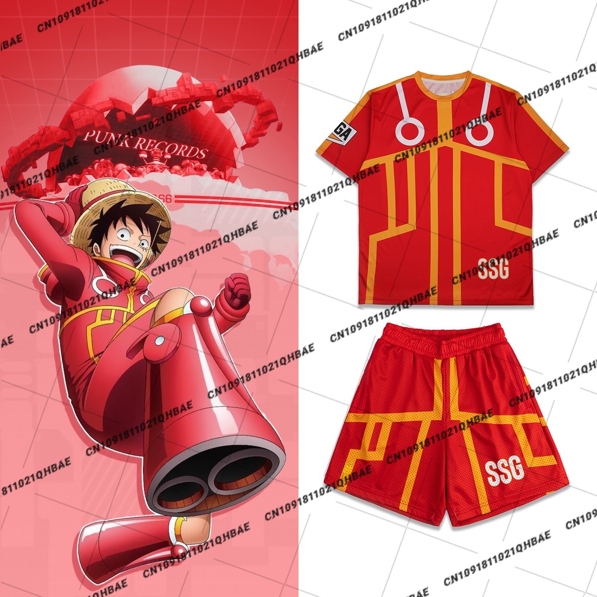 Anime Cosplay And Costumes - Nuovo Costume Cosplay di Monkey D.