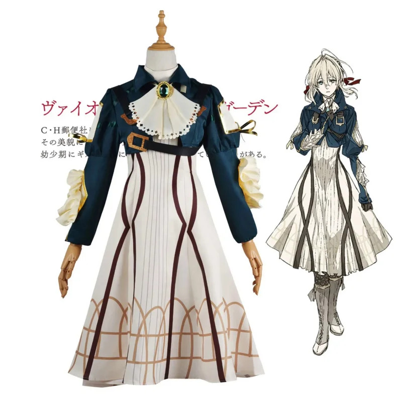 Violet Evergarden Dress - 2026 Costume cosplay anime viola Evergarden