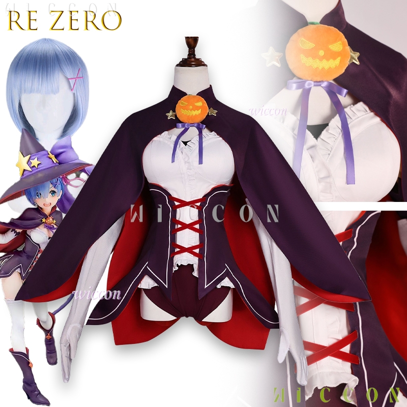 Re Zero Rem Wig - Halloween Adulti Cos Re life In