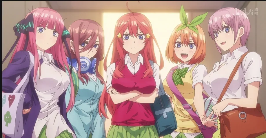 Quintuplets Anime Cosplay - Costume di Halloween 2026 per Cosplay