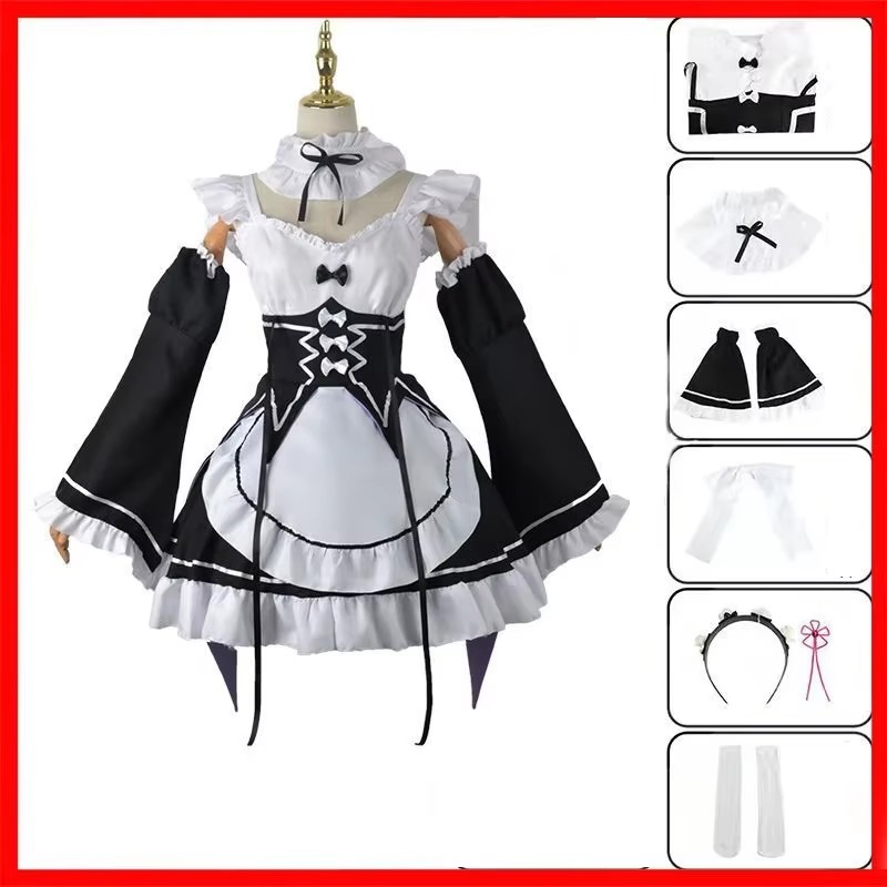 Costume Cosplay Anime Re:Zero  - Re Zero Rem Wig recensione e prezzo