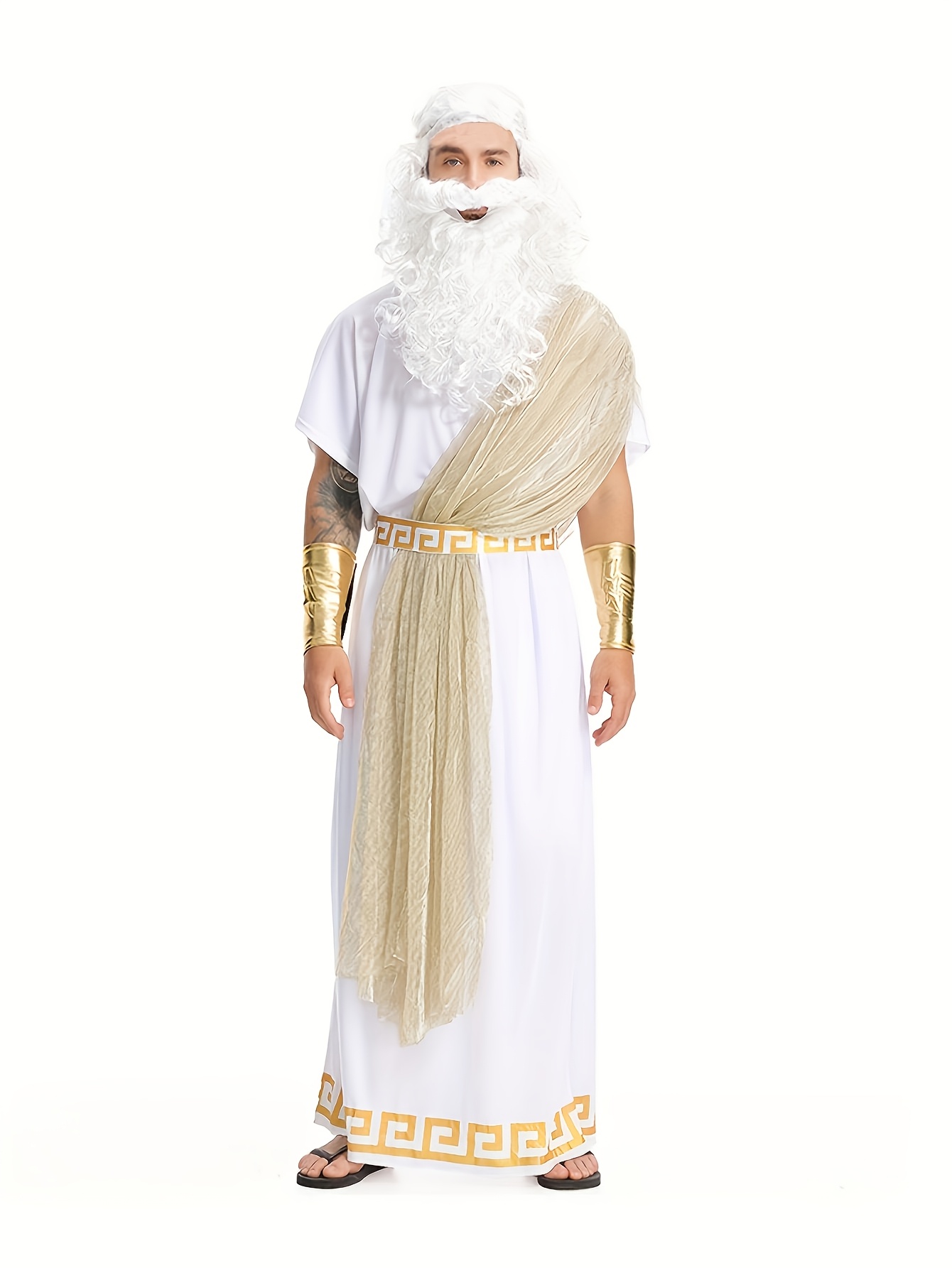 Costume da Zeus, dio greco, pe - Anime Cosplay And Costumes recensione e prezzo