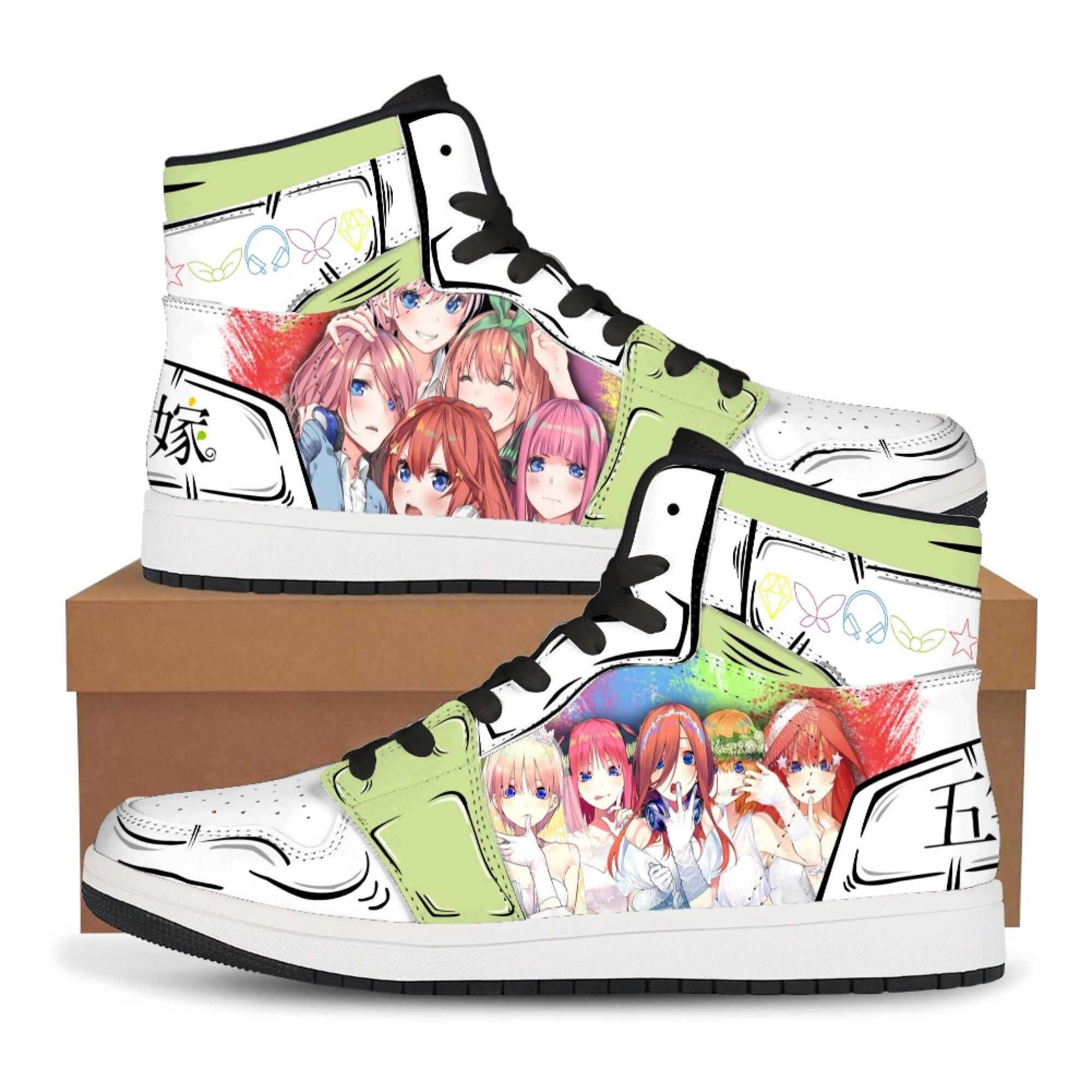 Sneakers Alte Unisex Ispirate  - Quintuplets Anime Cosplay recensione e prezzo