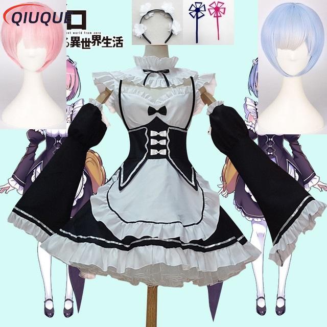 Anime Re:zero Kara Hajimeru Is - Re Zero Rem Wig recensione e prezzo